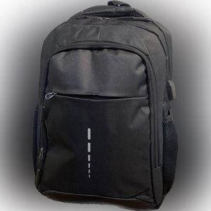 Lightweight Black BackPack - Large Capacity with a Simple Fashion Design